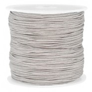 Macramé bead cord 0.8mm Rainy grey